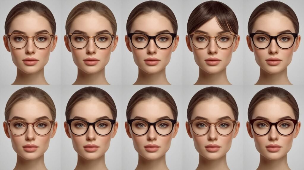 不同面形配搭眼鏡